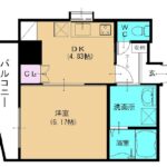 ラトゥールⅡ801 長崎市千歳町 賃貸単身